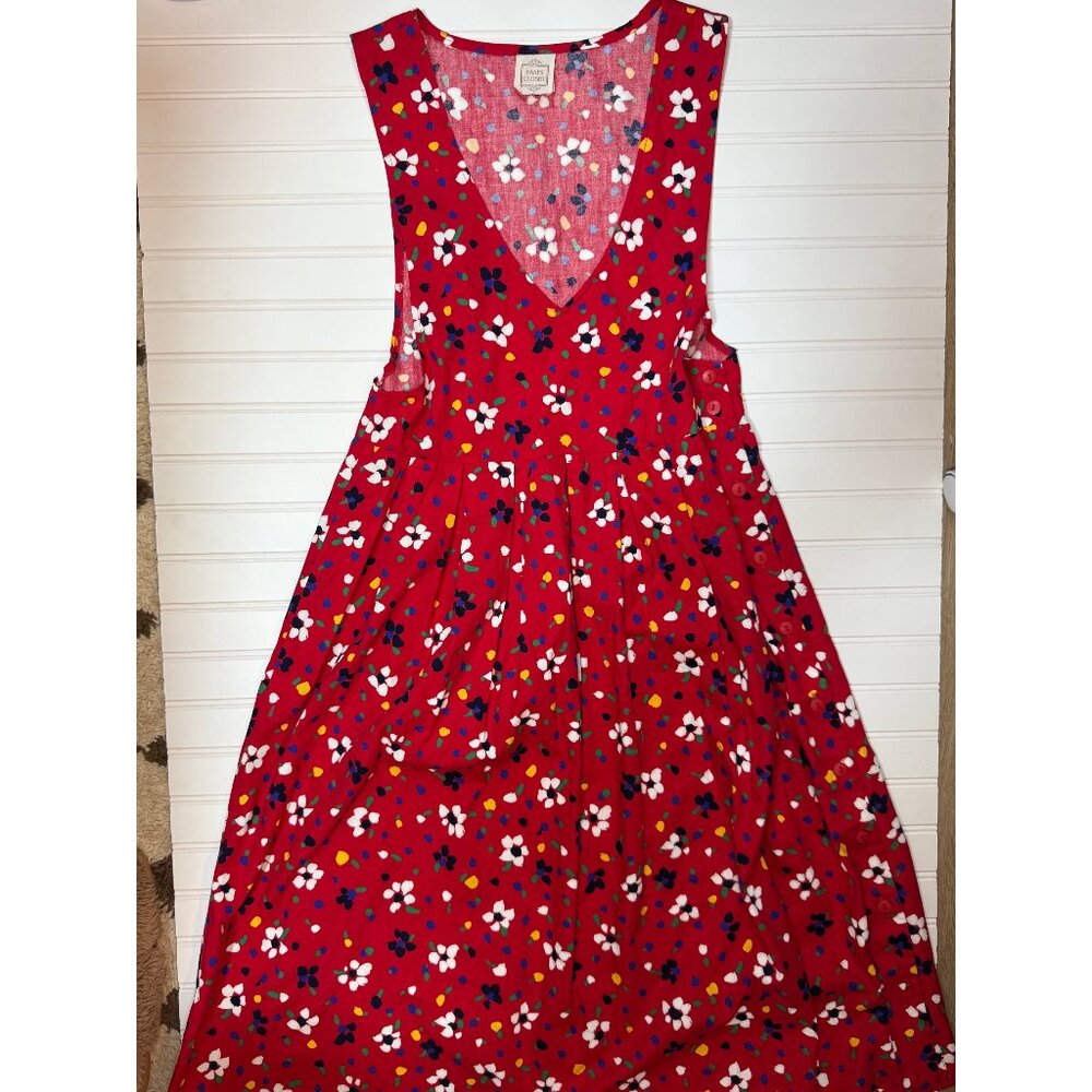 90s Vintage "Pam's Closet" Apron Dress – Modern Size 2–4 (Small)